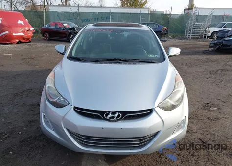 2013 Hyundai Elantra Limited z USA, uszkodzony, nr VIN 5NPDH4AE1DH399795